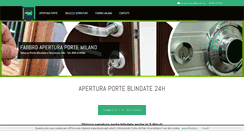 Desktop Screenshot of fabbro-aperturaporte-milano.com